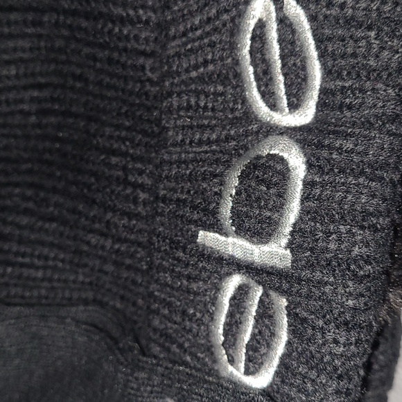 💕NWT bebe black & silver hat and glove set💕OSFM - Picture 4 of 10